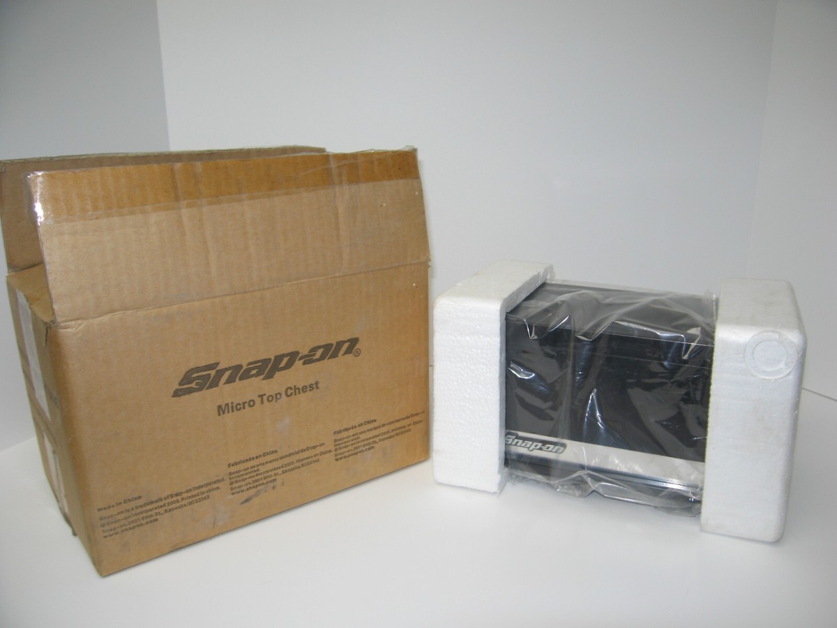 SNAP-ON MICRO 3-DRAWER TOP CHEST in BLACK, MODEL# KMC923APB NEW IN