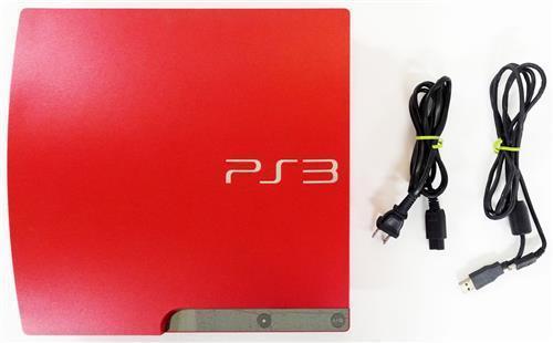 PlayStation 3 Console System 320GB Scarlet Red Game CECH-3000BSR w/cable From JP - Picture 1 of 1