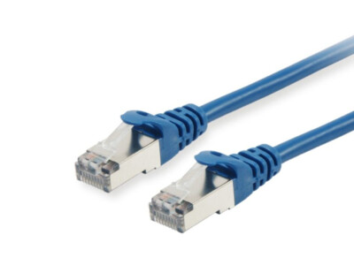 Equip 606202 Equip Patchkabel Cat6A  S/FTP 2xRJ45  0.50m blau        LSZH