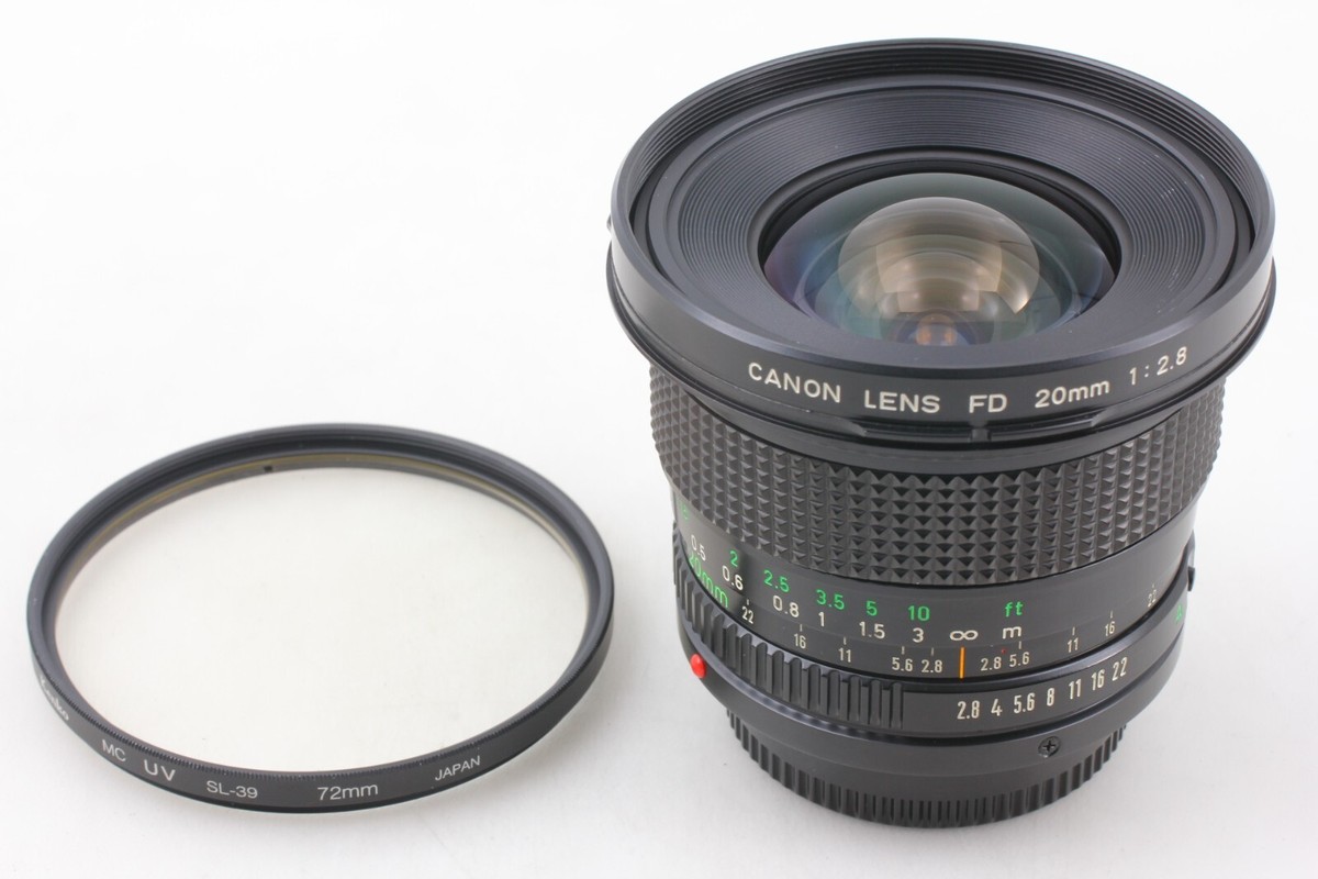 Canon LENS FD 20mm f/2.8レンズ Canon 20mm f2.8 FD S.S.C. Lens - Acme Camera Co.