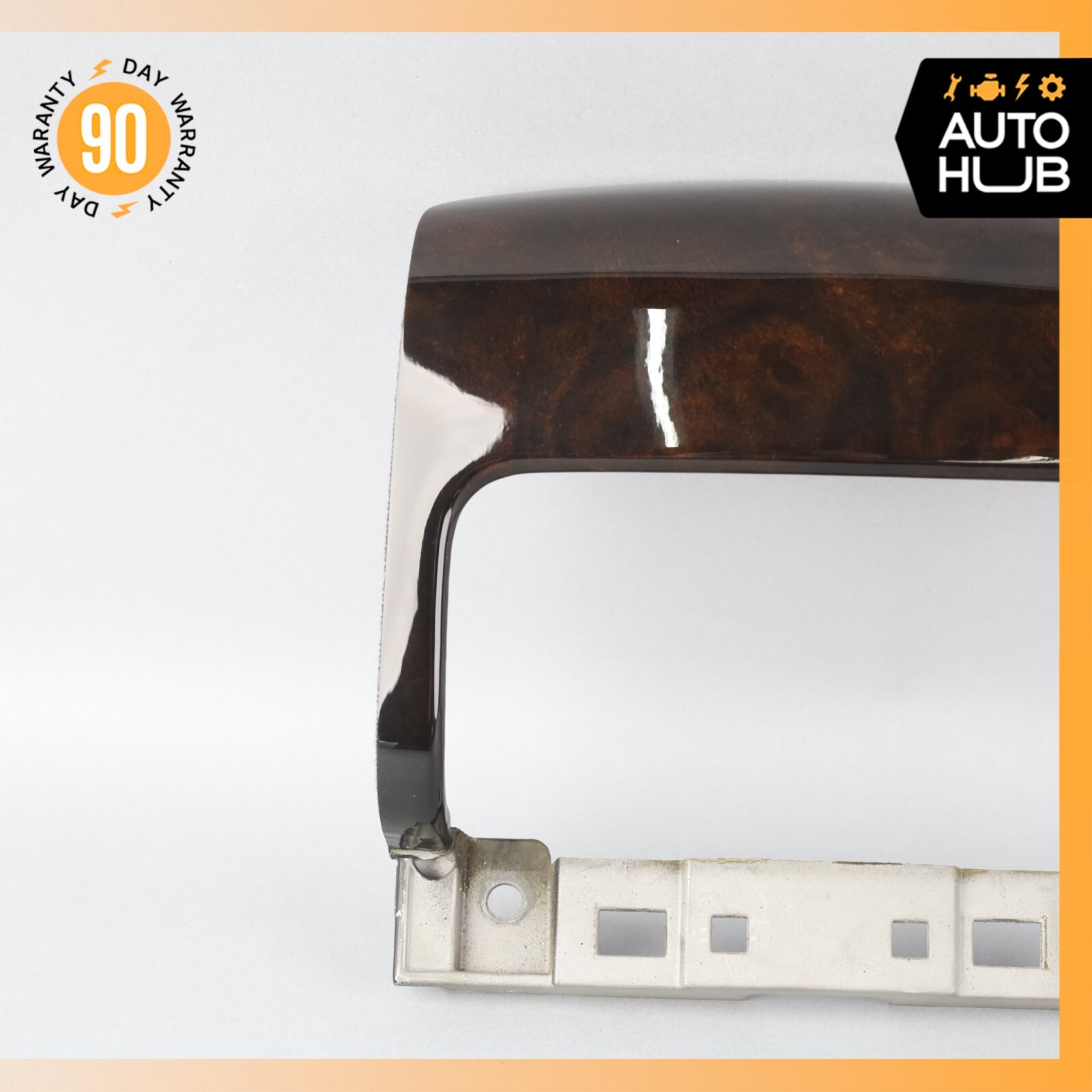 07-11 Bentley Continental GTC Rear Center Console Trim Bezel Wood OEM 63k