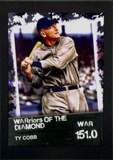 2020 Topps #WOD-13 Ty Cobb Warriors of the Diamond Black SP #/299 - Tigers