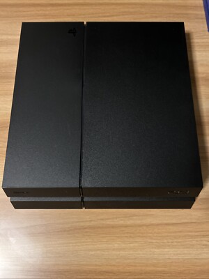Sony Playstation 4 (CUH-1216b) ohne Kabel + Controller  klemmender Laufwerkknopf