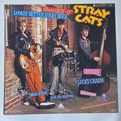 STRAY CATS - SEXY + 17 ORIG 1983 4 TRACK MAXI SINGLE GERMAN