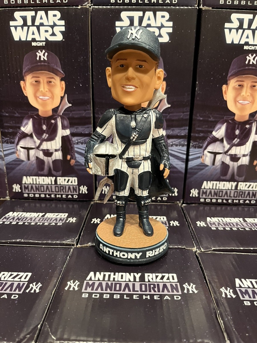 Anthony Rizzo Mandalorian Star Wars Bobblehead SGA New York