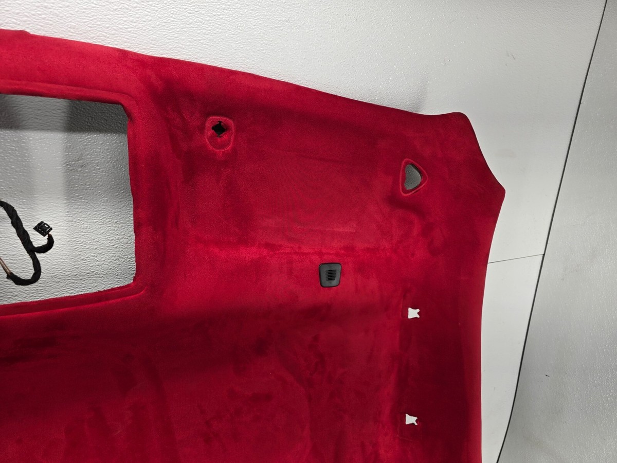 2015-2023 Dodge Challenger R/T Shaker Custom Red Suede Overhead