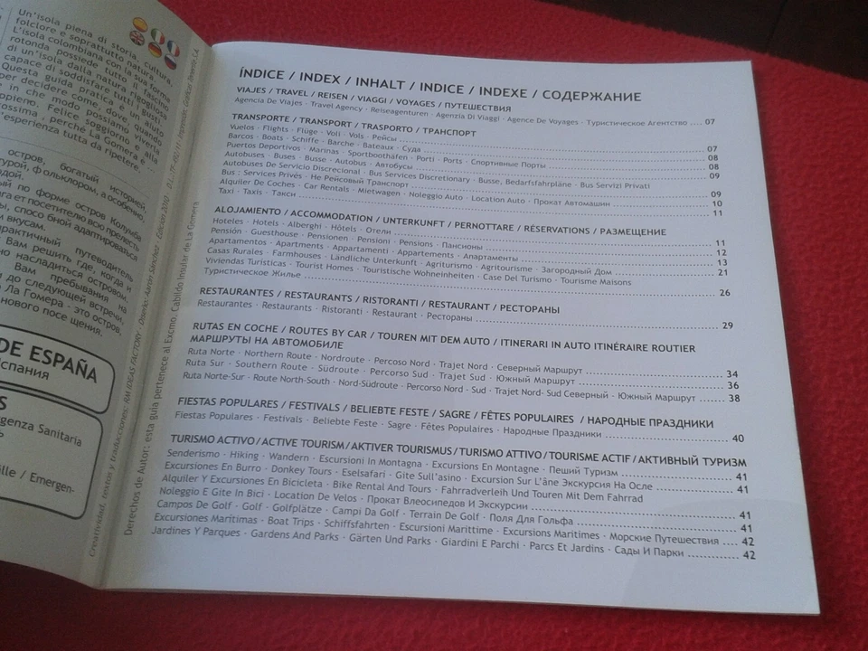  LIBRO GUÍA DE VIAJES TURISMO O SIMILAR LA GOMERA ISLAS CANARIAS SPAIN TOURISM.. - Imagen 3 de 4