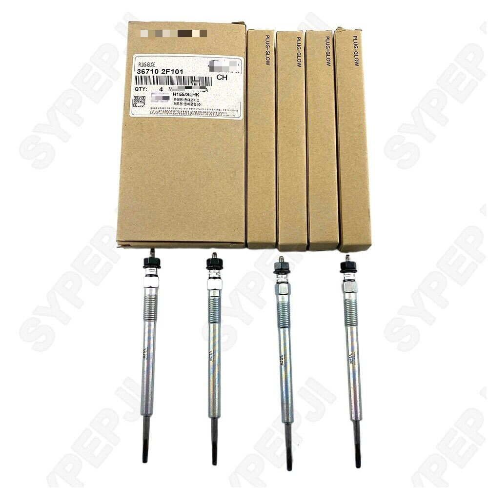4PCS CRDI TURBO DIESEL GLOW PLUG FOR Hyundai Santa Fe Tucson IX35 2.0 L 2.2L New