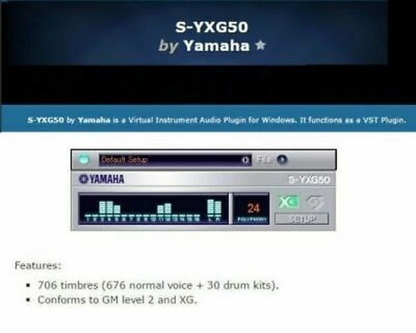 YAMAHA S-YXG50 XG/GS/GM Virtual MIDI Player & Editor PLUS 50k of MIDI FILES ! - Image 4 of 4