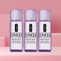 3x CLINIQUE Take The Day Off Makeup Remover for Lids Lashes & Lips 50ml