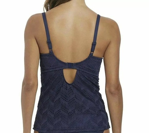 Fantasie Marseille Tankini Top Size 32G 10 Twilight Blue Underwired Bra 6684 New - Picture 11 of 12
