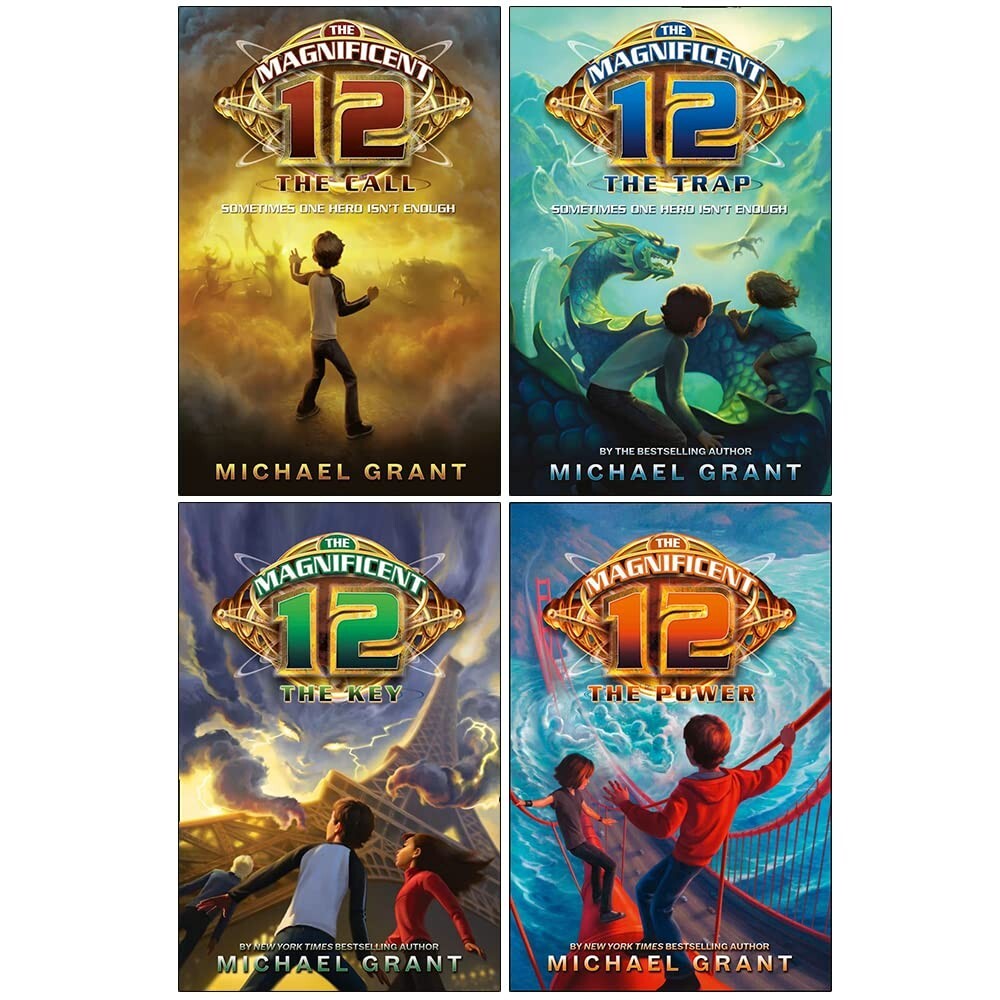 Michael Grant Unisex The Magnificent 12 Series Collection 4 Books Set (The Call, The Trap, The Key, The Power) - Image 3