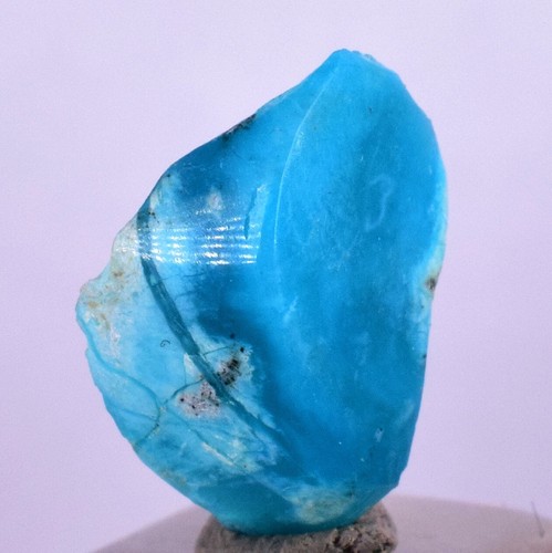 1.5cts GEM SILICA CHRYSOCOLLA CHALCEDONY POLISHED PERU NEW FIND BB339 - Picture 3 of 8