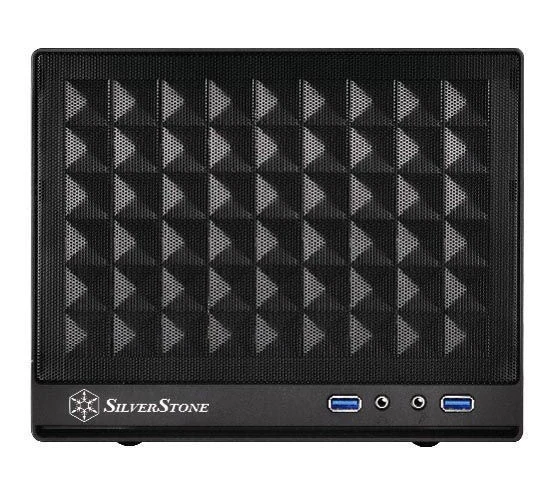 Silverstone SST-SG13B (black, mesh front panel) Mini-DTX/Mini-ITX Sugo SFF Case - Image 2 of 4