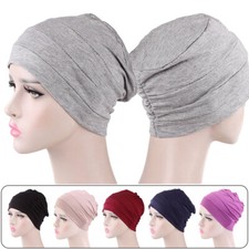 Cotton Women Turban Ladies Hair Head Cancer Chemo Hat Turban Stretch Hat Scarf