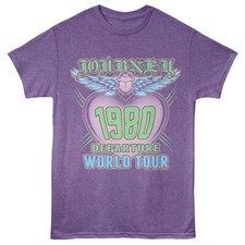 Journey 1980 Depature World Tour Men's T Shirt Rock Band Music Merch