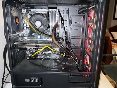 PREBULIT Gaming PC- GeForce RTX 2060 SUPER- AMD Ryzen 7 3700X Keyboard & Monitor
