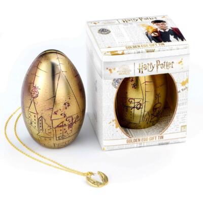 Offizielle echte Harry Potter verpackt goldenes Ei Geschenkdose mit Halskette