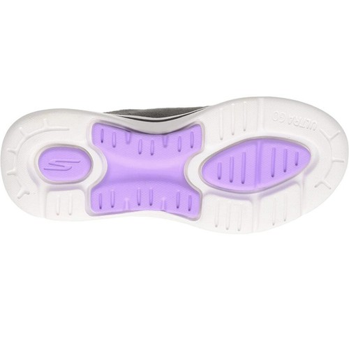 Skechers Women's GO Walk Arch FIT-Unify Sneaker, Gray/Lavender SZ5 - Picture 4 of 7