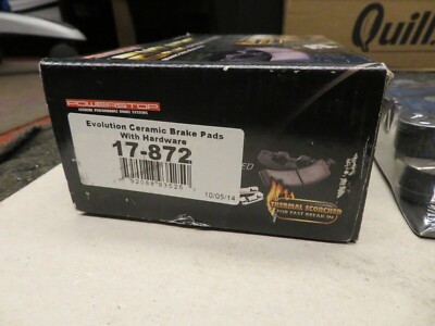 NEW Powerstop 17-872 Evolution Ceramic Brake Pads w/ Hardware