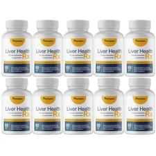 Liver Health RX Formula Supplement Pure Health - 10 Pack 600 Capsules