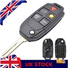 5Button Remote Key Fob Shell For VOLVO S60 S80 V70 XC70 XC90 Repair Service Case