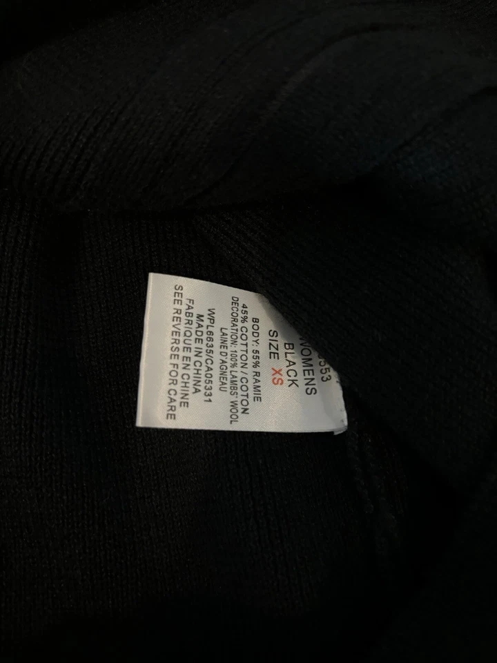 Suéter Tejido Woolrich Novedad Años 90 De Colección XS Mujer Navidad Bordados Árboles Foto 2 de 4