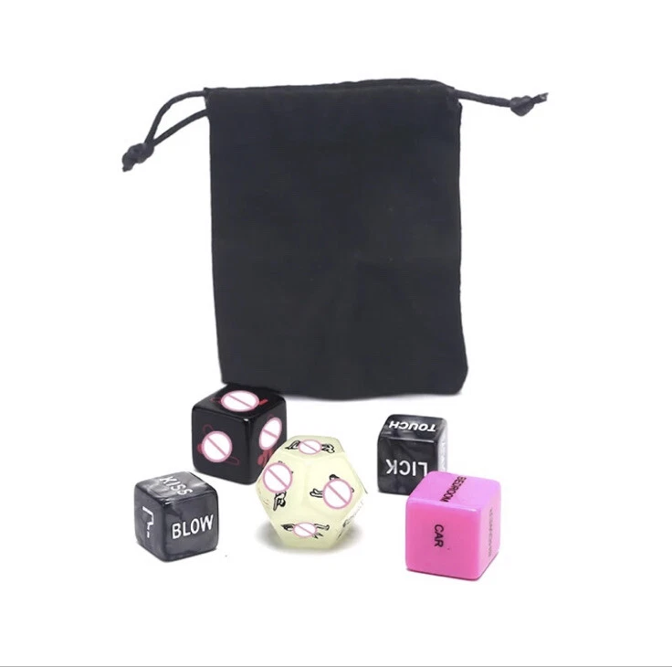 5 X Adult Love Dice Glow Sex Dice Position Dice Love Game Toy Couple Foreplay - Image 2 of 4