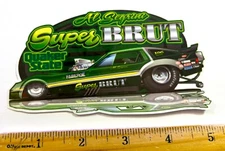 Al Segrini Quaker State SUPER BRUT Funny Car NHRA Racing Die Cut Sticker Decal
