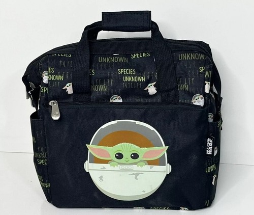 Star Wars Lunch box Mandalorian Child Baby Yoda Insulated Soft Cooler Bag Oniva - Picture 1 of 10