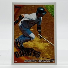 2010 Topps #578 Aaron Rowand San Francisco Giants