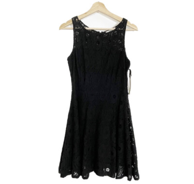 NWT BB Dakota Renley Lace Fit & Flare Cocktail Mini Dress Sleeveless Black Sz 6 | eBay NWT BB Dakota Renley Lace Fit & Flare Cocktail Mini Dress Sleeveless Black Sz 6 | eBay