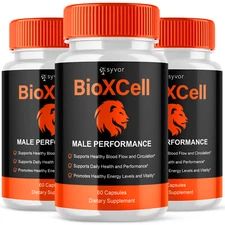 Bio X Cell Pills for Men BioXCell Advanced Male Support Supplement 180 Capsules