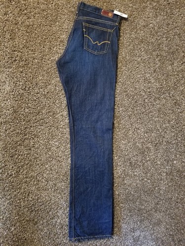 AG Adriano Goldschmeid The Tramp Straight Denim Blue Jeans - Damen 28 (32x32") - Bild 2 von 17