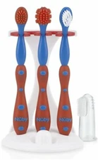 Brand New Nuby Oral Care Set 4 Stage System *Colors May Vary