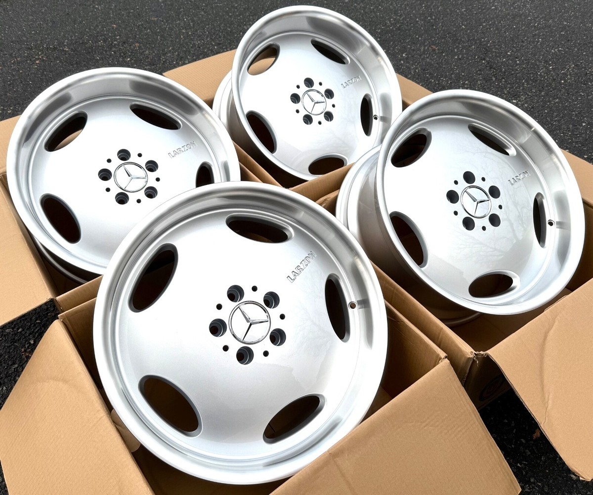 MERCEDES DEEP DISH MONOBLOCK 19 INCH RIMS WHEELS SET4 FIT 220 S430