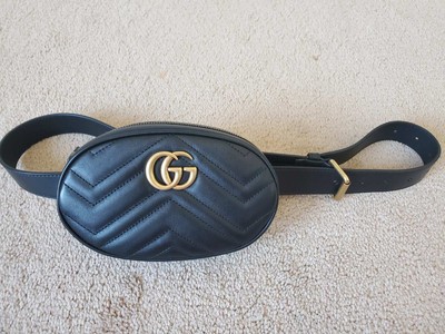 gucci marmont matelasse leather belt bag