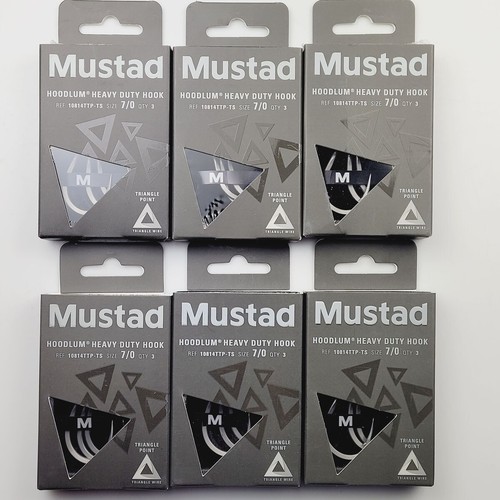 Mustad Triangle Jig Assist Hook 5X Strong Hoodlum 6 packs 7/0