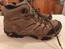 Merrell Moab 2 Mid Ventilator Boot Men 7 Taupe Performance Hiking Shoe J86593