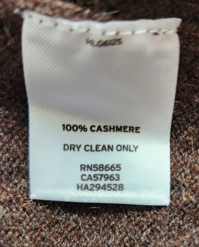 Halogen Women's 100% Cashmere Chocolate Brown Knit Pullover Sweater! XS - Picture 4 of 4