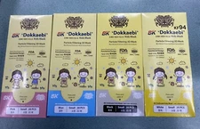 BK Healthcare DoKkaebi 3D BLACK Kids Kf94 masks, 20Pcs, made in Korea, Fda