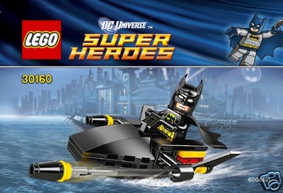 LEGO Super Heroes Black Batman + Jet Ski Rare Promo Set 30160 