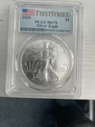 2020 SILVER EAGLE PCGS MS70  ~ FIRST STRIKE FLAG LABEL ~ PRISTINE
