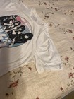 Kiss Concert WhiteT-shirt Metal Sequins Kiss Name Sz L Vintage — photo 5