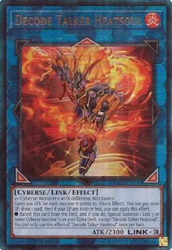 Decode Talker Heatsoul (Prismatic Ultimate Rare) - 25th Anniversary Rarity Collection