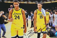 Keegan Murray Iowa Hawkeyes (Sacramento Kings) Signed 4x6 Photo
