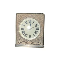 Tiffany & Co. Antique Sterling Silver (.925) Carriage Clock Pre-1800