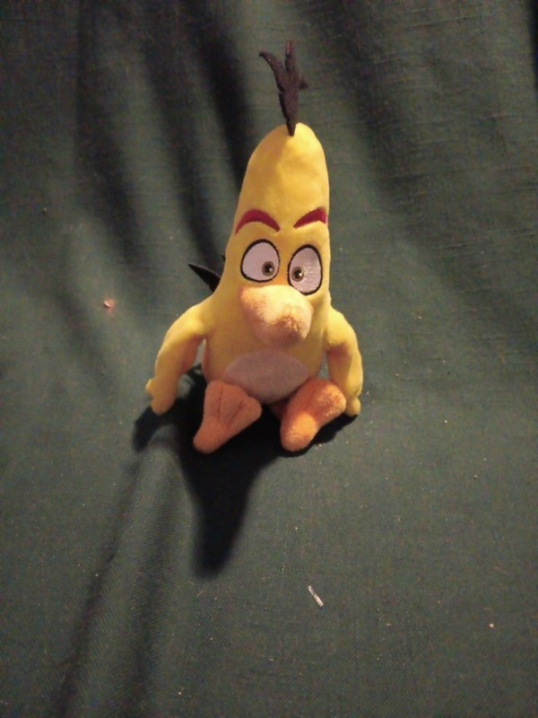 Angry Birds Movie Chuck Yellow Plush Stuffed Animal Rovio Commonwealth Yellow 7"