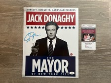 Alec Baldwin Signed 30 Rock 11x14 Photo JSA COA Jack Donaghy