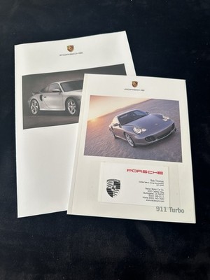 2001 Porsche 996 Turbo Brochure 911 Coupe 1st Year US Detailed Sales Catalog